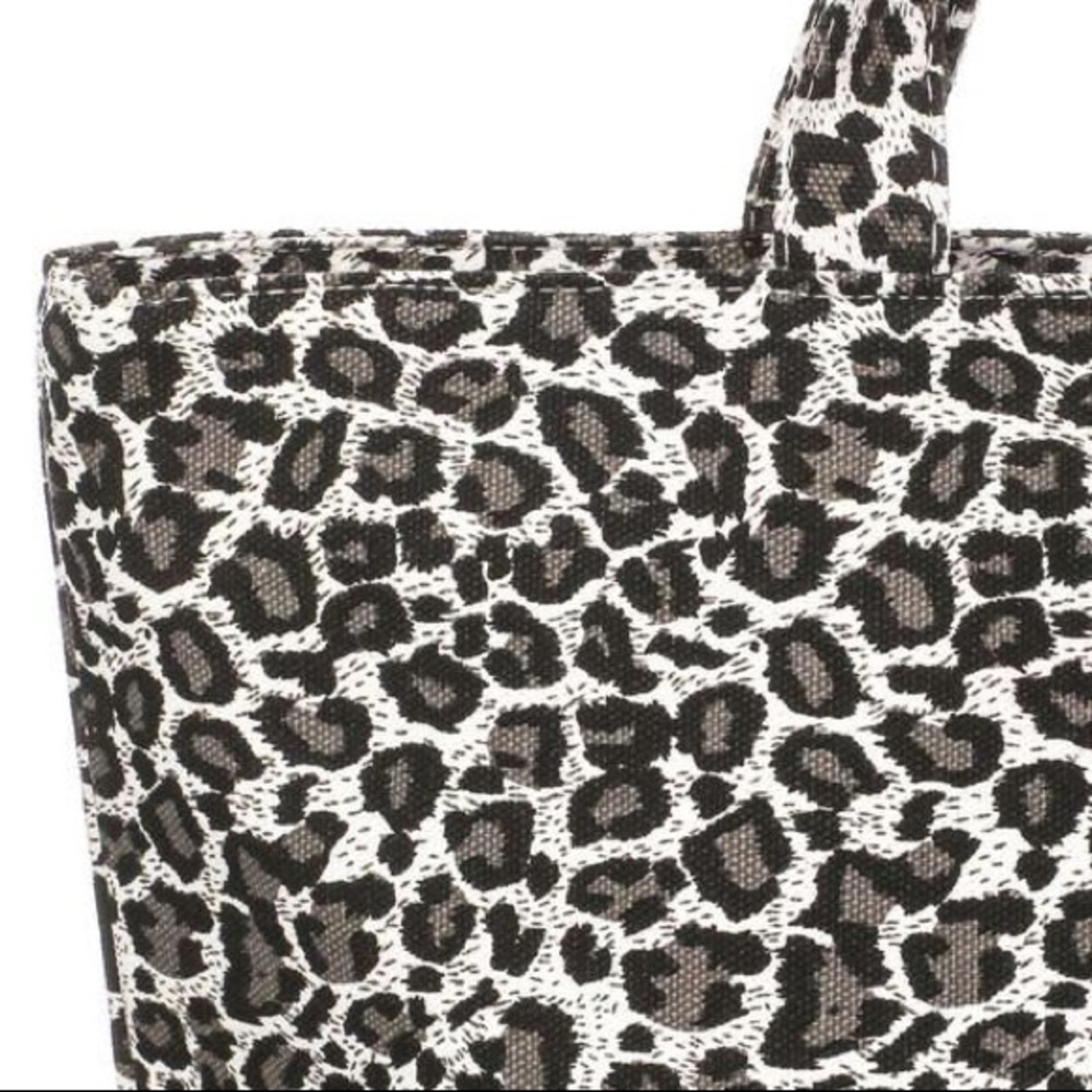 Black Animal Print Tote Bag - Picture 4 of 6